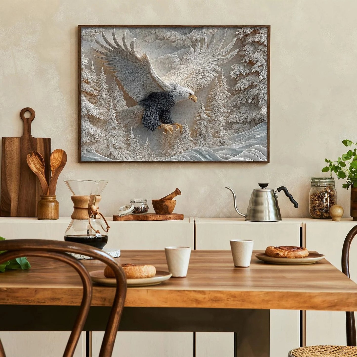 The Carved Eagle Jigsaw Puzzle 1000 Pieces